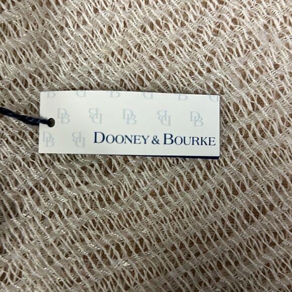 Dooney & Bourke Small Black Gold Canvas DB Logo Wallet Wristlet - Picture 9 of 9